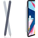 AHASTYLE Silicone Skin Cover for Apple Pencil 2nd Generation, iPad Pro 11 12.9 inch, Midnight Blue &amp; Light Blue