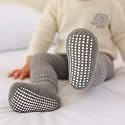 AHC Anti Skid Socks for Kids 1-3 Years - Plain Color Ankle Length Grip Socks for Boys and Girls - Comfortable and Durable
