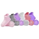 AHC Anti Skid Socks for Kids 1-3 Years - Plain Color Ankle Length Grip Socks for Boys and Girls - Comfortable and Durable