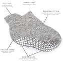 AHC Anti Skid Socks for Kids 1-3 Years - Plain Color Ankle Length Grip Socks for Boys and Girls - Comfortable and Durable