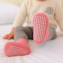 AHC Anti Skid Socks for Kids 1-3 Years - Plain Color Ankle Length Grip Socks for Boys and Girls - Comfortable and Durable