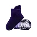 AHC Anti Skid Socks for Kids 1-3 Years - Plain Color Ankle Length Grip Socks for Boys and Girls - Comfortable and Durable