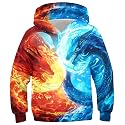 Ahegao Boys Hoodies 6-16 Years Boy Cool Sweatshirts for Kid 3D Prints Pullover