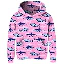Ahegao Pink Blue Hoodies for Girl's Sweatshirts Size 12 13 14 Shark Print Pullover Youth Stylish Lightweight Sweatshirt Jacket