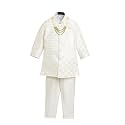 AHHAAAA Kids Ethnic Cotton Silk Blend Sequin