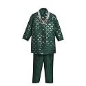 AHHAAAA Kids Ethnic Cotton Silk Blend Sequin
