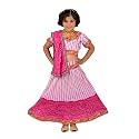 AHHAAAA Kids Ethnic Ghoomar Lehenga Choli-Chania Choli