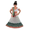 AHHAAAA Kids Ethnic Ghoomar Lehenga Choli-Chania Choli