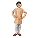 AHHAAAA Kids Ethnic Silk Blend Indo-Western Sherwani