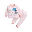 AHHAAAA Kids Winter 2-Piece Sweater and Jogger Pant Clothing Set for Boys and Girls D9N