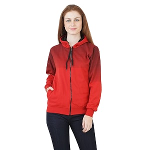 AHHAAAA Womens Cotton Zipper Hooded Hoodies Sweatshirt