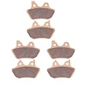 AHL Front & Rear Brake Pads Set for Touring FLHTCU-I Electra Glide Ultra Classic 2000-2007 (Sintered copper-based)