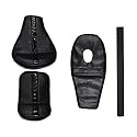 Pure Biking Seat Cover Black with Tank Cover +Rear Foam Combo Set of 4 Compatible with Classic 350/500cc (2012-2020 Models)