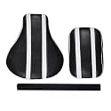 Pure Biking Stylish Dubble Lining Seat Cover 3Pc with Back Rest Foam Combo Compatible with RE Classic 350/500cc (2012 to 2020)