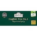 Ahmad Tea Black Tea, Engligh Tea No. 1 Teabags, 100 ct - Caffeinated and Sugar-Free (Pack of 2)