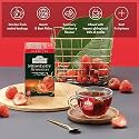 Ahmad Teas - Strawberry Black Tea 1.4oz - Tea Bags, 20 Count (Pack of 6)