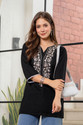 AHMI Women Embroidered Straight Kurta