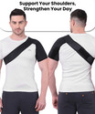 Ahs Products Shoulder Support Brace With Adjustable Stretch Strap Belt For Men & Women Shoulder Support
