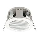 Ahuja Ceiling Speaker 3061T 6W with White Grill(Pack of 2)