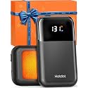 Hotdot Rechargeable Hand Warmers 2 Pack, LED Temperature &amp; Battery Display, 4 Heat Levels, Fast Heating Electric Hand Warmers, Gifts for Women and Men