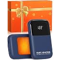 AI Hand Warmers Rechargeable 2 Pack, 3 Heat Levels (104–121°F), Real-Time Temp & Battery Display, Electric Hand Warmers, Fast Heating, Fits in Gloves/Pocket, Gifts for Women & Men