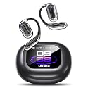 EUQQ AI Language Translation Earbuds, Bluetooth 5.4 Headphones Translator for 144 Languages & Accents, OWS LCD Touch Screen Real-Time Earphones Fit iOS and Android Ideal for Travel Business Learning