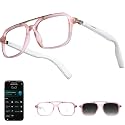 Ai Smart Glasses for Men Women with Chat GPT Assistant, Bluetooth Translation Glasses with 164 Languages, Color-Change Lens, Music Playback and Hands-Free Calls Travel Meeting Trade Business