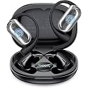 KOSERNT AI Translation Earbuds Real-Time, 144 Languages &amp; Accents,4-in-1 Open Ear Wireless Earbuds with Charging Case, Compatible with iOS &amp; Android, Ideal for Travel, Business, Learning,Black