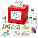 AI Voice Sticker Printer for Kids, Inkless|Wireless|Rechargeable Portable AI Mini Sticker Maker for DIY Arts and Crafts,3 4 5 6 7 8 9 10 11 12 Year Old Boys Girls Birthday Gift