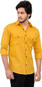 AIA Men Regular Fit Solid Casual Shirt