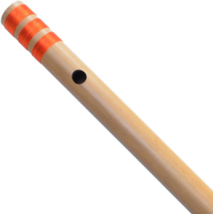 aibana beginner flute straight right handed bamboo bansuri orange bamboo flute 37 cm