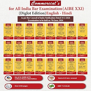aibe bare acts without notes diglot edition english amp hindi 24 book set as per latest guidelines of bci with new criminal laws    