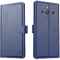 AIBEX ® Compatible for Vivo T1x Flip Cover Leather Finish | Inside TPU with Card Pockets | Wallet Stand | Complete Protection Flip Case - Blue