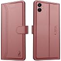 AIBEX ® Compatible for CMF by Nothing Phone 1 5G Flip Cover Leather Finish with Magnatic Closure | Inside TPU with Card Pockets | Wallet Stand | Complete Protection Flip Case - Brown