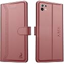 AIBEX ® Redmi 11 Lite NE 5G / Redmi 11 Lite 5G Flip Cover Leather Finish | Inside TPU with Card Pockets | Wallet Stand | Complete Protection Flip Case Brown