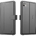 AIBEX ® Xiaomi Redmi 11 Lite NE 5G / Xiaomi Redmi 11 Lite 5G Flip Cover Leather Finish | Inside TPU with Card Pockets | Wallet Stand | Complete Protection Flip Case Black
