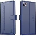 AIBEX ® Redmi 11 Lite NE 5G / Redmi 11 Lite 5G Flip Cover Leather Finish | Inside TPU with Card Pockets | Wallet Stand | Complete Protection Flip Case Blue