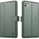 AIBEX ® Redmi 11 Lite NE 5G / Redmi 11 Lite 5G Flip Cover Leather Finish | Inside TPU with Card Pockets | Wallet Stand | Complete Protection Flip Case Green