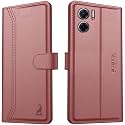 AIBEX ® Redmi 11 Prime 5G Flip Cover Leather Finish | Inside TPU with Card Pockets | Wallet Stand | Complete Protection Flip Case Brown