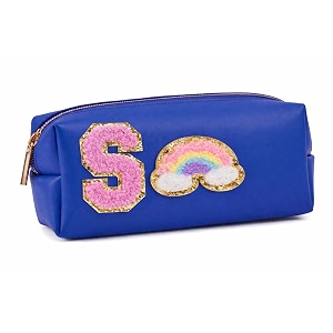 AICA Gifts Personalized Leather Pencil Pouch RoyalBlue