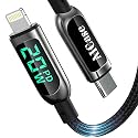 USB C to L ightning Cable, AICase 4FT Charging Syncing Cord with LED Display Compatible with iPhone 13 13 Pro 12 Pro Max 12 11 X XS XR 8 Plus, AirPods Pro, Supports Power Delivery (4ft)