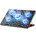 AICHESON RGB Laptop Cooling Cooler Pad for 17-20 Inch Notebook 1 Fan Heavy Coolers Pads, 2 USB Ports, AA2