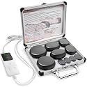AICNLY 10 Pcs Basalt Hot Stones Massage Set with Temperature Adjustment