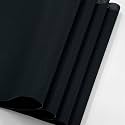 Aida Cloth 14 Count Cross Stitch Fabric Cross Stitch Aida Cloth for Embroidery and Needlework (Black, 30 * 39inch)