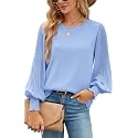 Aifer Womens Tops Dressy Casual Long Sleeve Shirts Chiffon Blouses