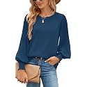 Aifer Womens Tops Dressy Casual Long Sleeve Shirts Chiffon Blouses