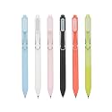 AIHAO Gel Ink Pens Retractable Black Ink 0.5mm Fine Point, Smooth Writing Comfort Grip Gel Pens, 12 Count Quick-Dry Ink Pens for School Office Journaling Note Taking