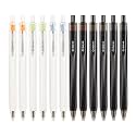AIHAO Gel Pens Black Ink Fine Point 0.5mm, Smooth Writing Office Pens Black &amp; White Body Writing Pens, 12 Count for School Office Journaling
