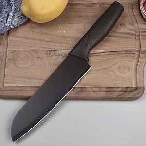 aiheal marve stainless steel 3 pieces kitchen knives set chef knife setmeat knife with sharp blade with ergonomic handle for home kitchen and restaurant black