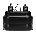 Aiicioo Dual Reptile Light Fixture - Bearded Dragon Light Fixture Double Reptile Heat Lamp Dome Max 160 Watt Terrarium UVB Reptile Light for Turtle Tank Vivarium Hermit Crab